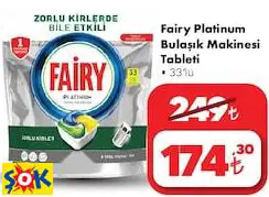 FAİRY PLATİNUM BULAŞIK MAKİNESİ TABLETİ
